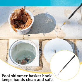 LANTONGJIANPP pool cleaning tool in reach position near water