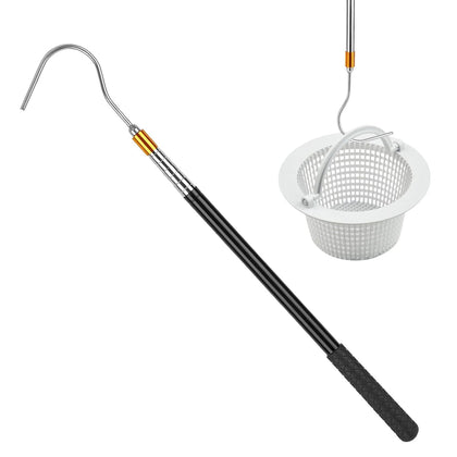LANTONGJIANPP pool skimmer basket hook extending reach to lift debris
