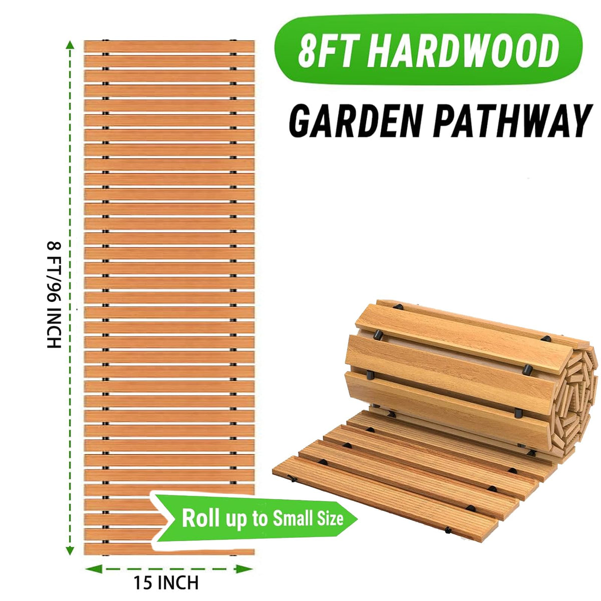 LANVIA pathway with flexible collars adapts to uneven terrain without losing alignment