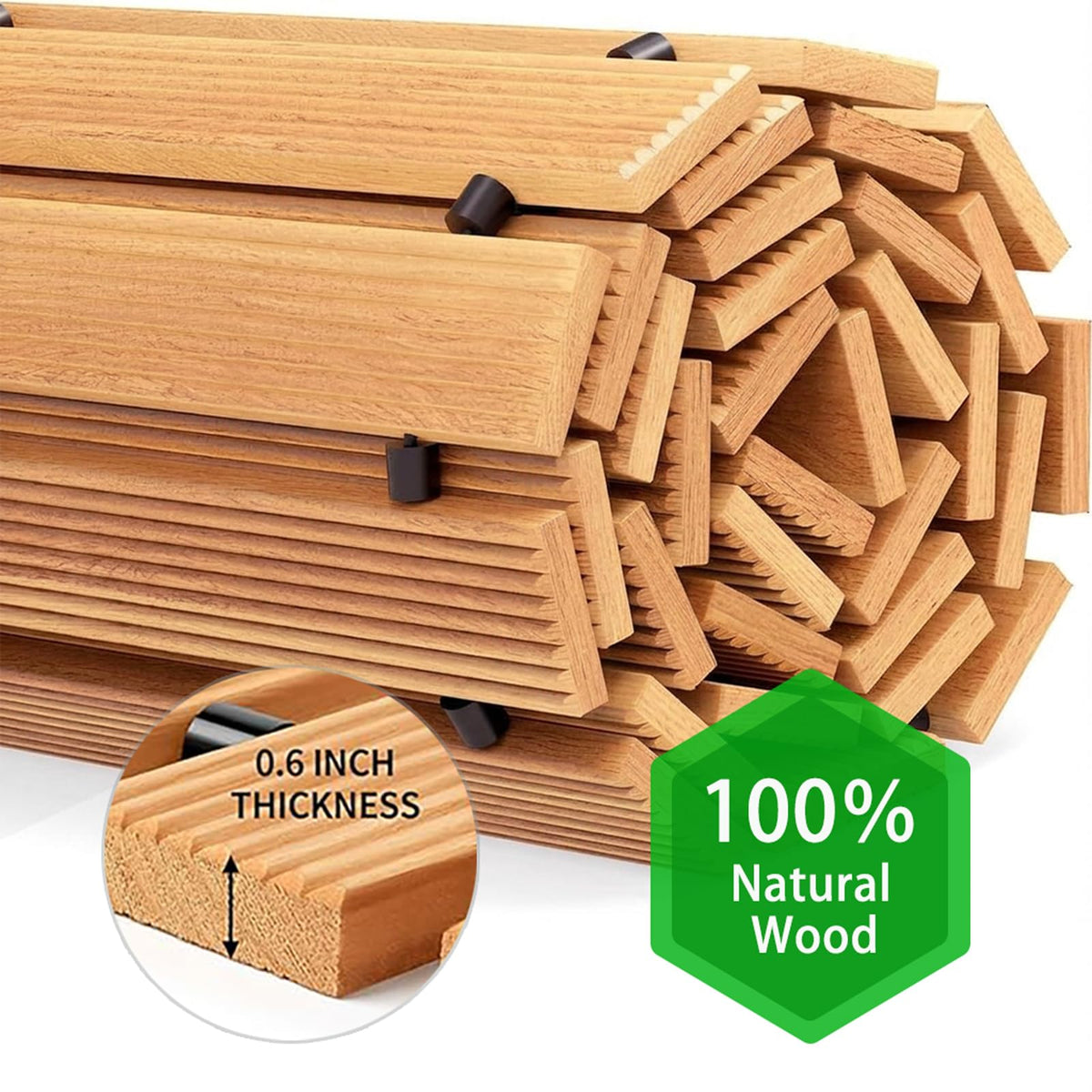 LANVIA pathway rolls up for compact storage during winter