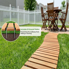 LANVIA outdoor planks provide a durable, weather-resistant surface for year-round use