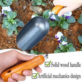 LANYOTA sprayed iron head in action provides strong digging and soil movement