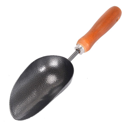 LANYOTA garden trowel with wooden handle for precise planting and transplanting