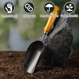 LANYOTA perforated handle hanging design enables easy storage after gardening
