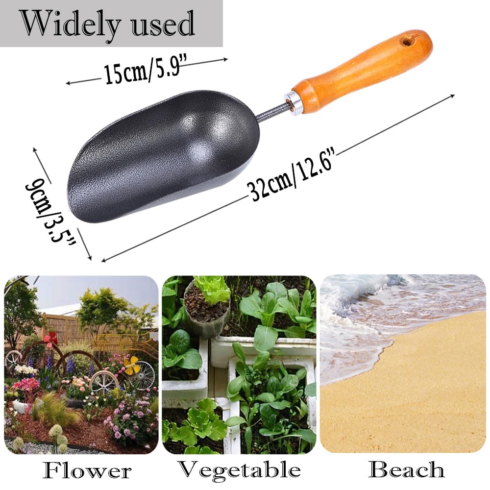 LANYOTA planting and transplanting trowel helps new seedlings settle quickly