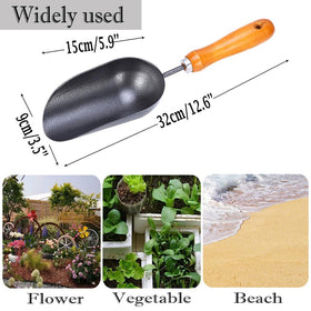 LANYOTA planting and transplanting trowel helps new seedlings settle quickly