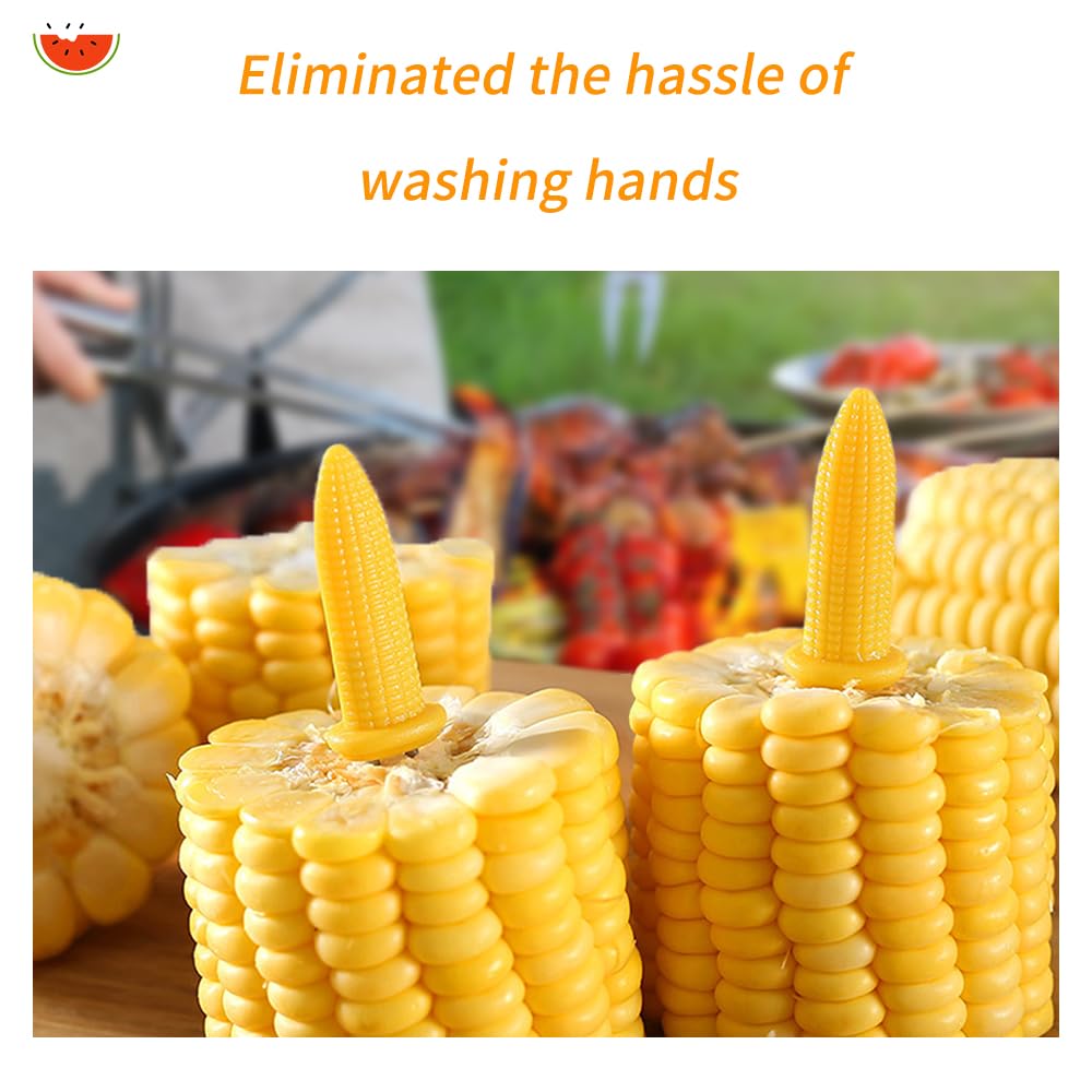 LaoChoes easy-clean corn holders simplify post-meal cleanup