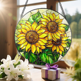 LAOWEIKI closeup reveals colorful glass segments and craftsmanship.