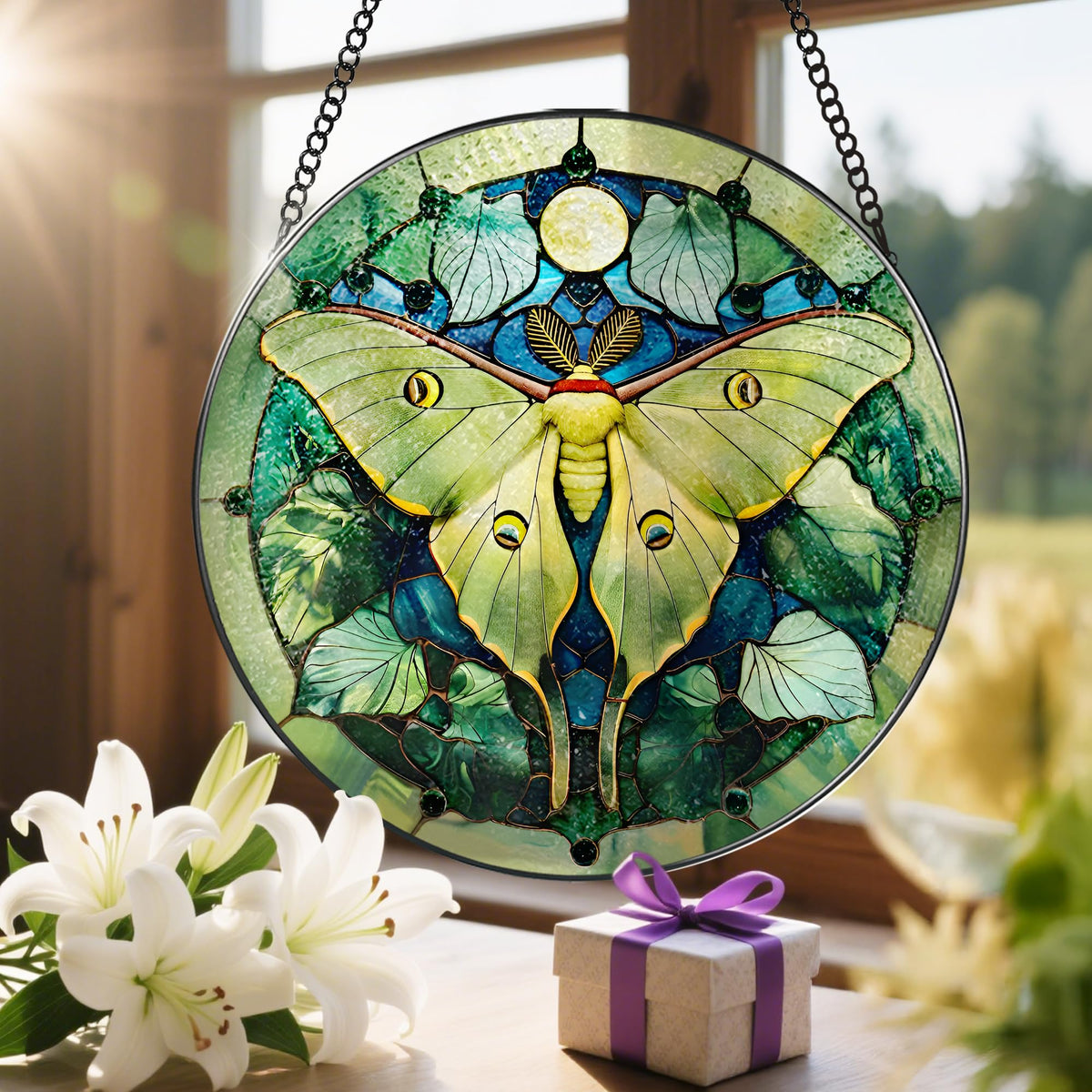 LAOWEIKI gift-packaged suncatcher for special occasions