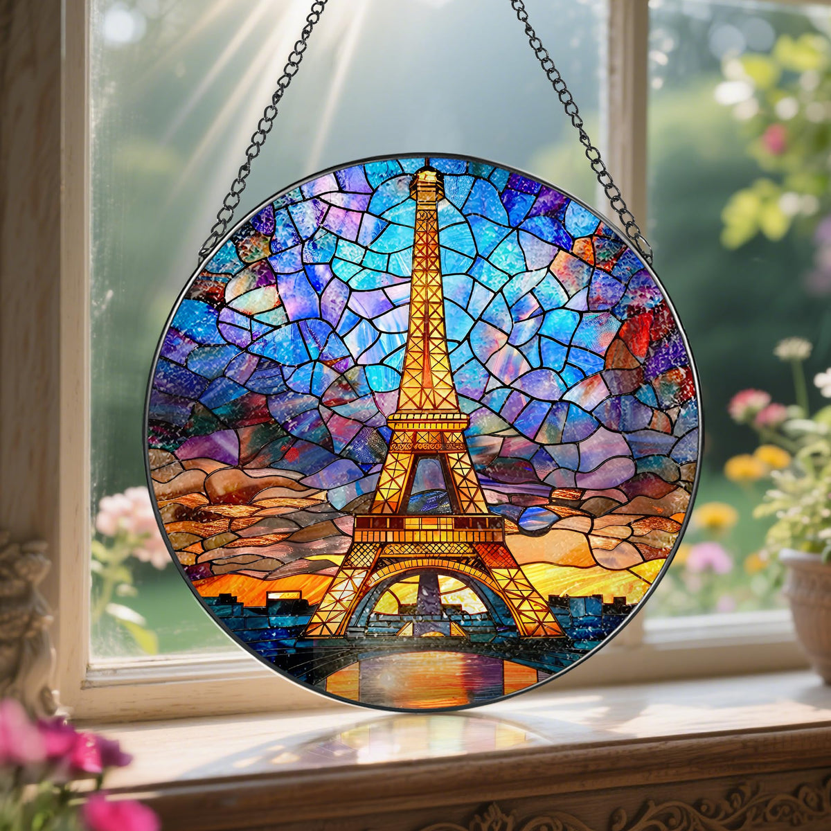 Gift-ready packaging for LAOWEIKI sun catcher enhances presentation.