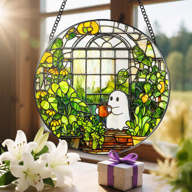 LAOWEIKI gift-ready stained glass ornament packaged for gifting