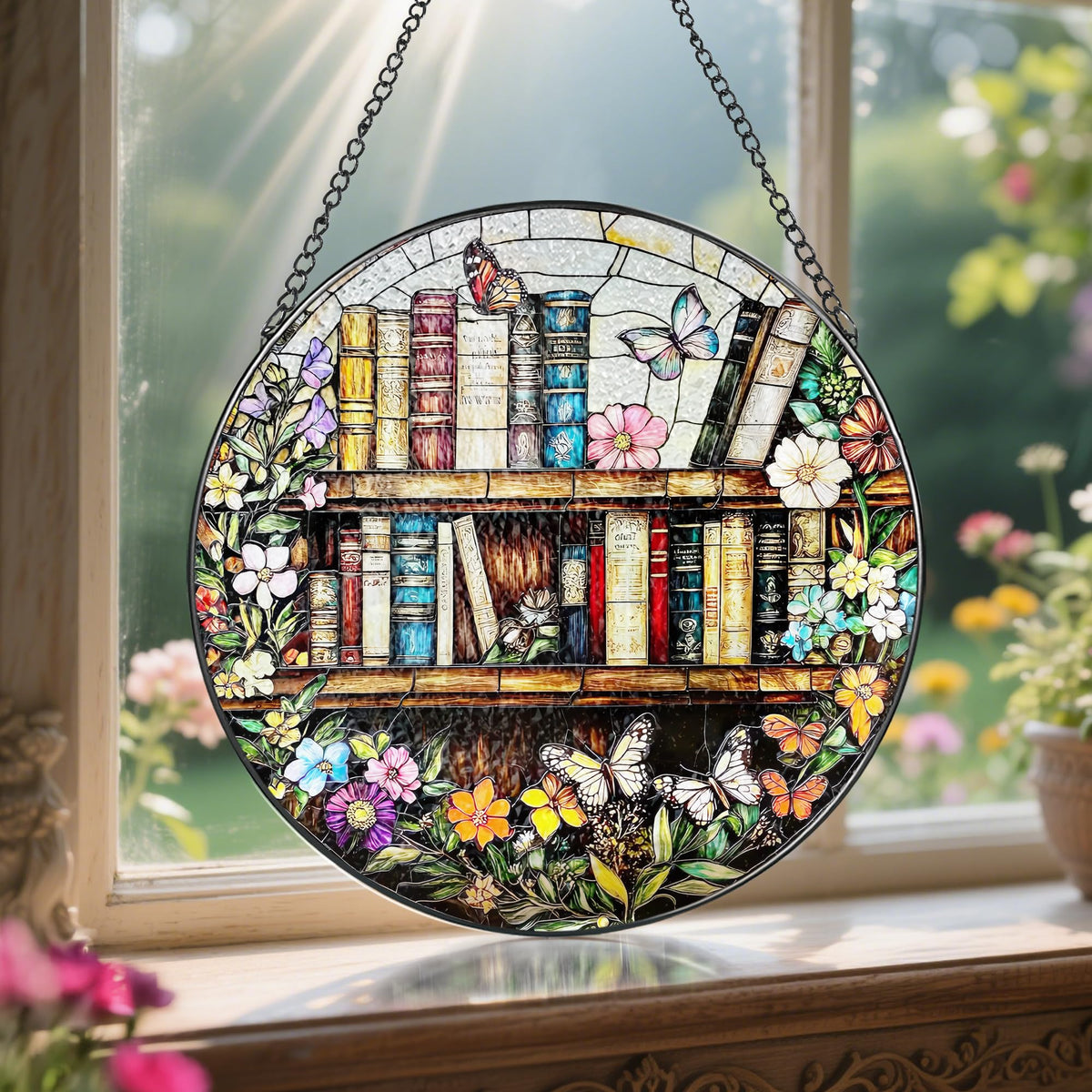 LAOWEIKI includes suction hook for easy window mounting.