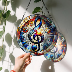 LAOWEIKI suncatcher window decor adds vibrant color to any room.
