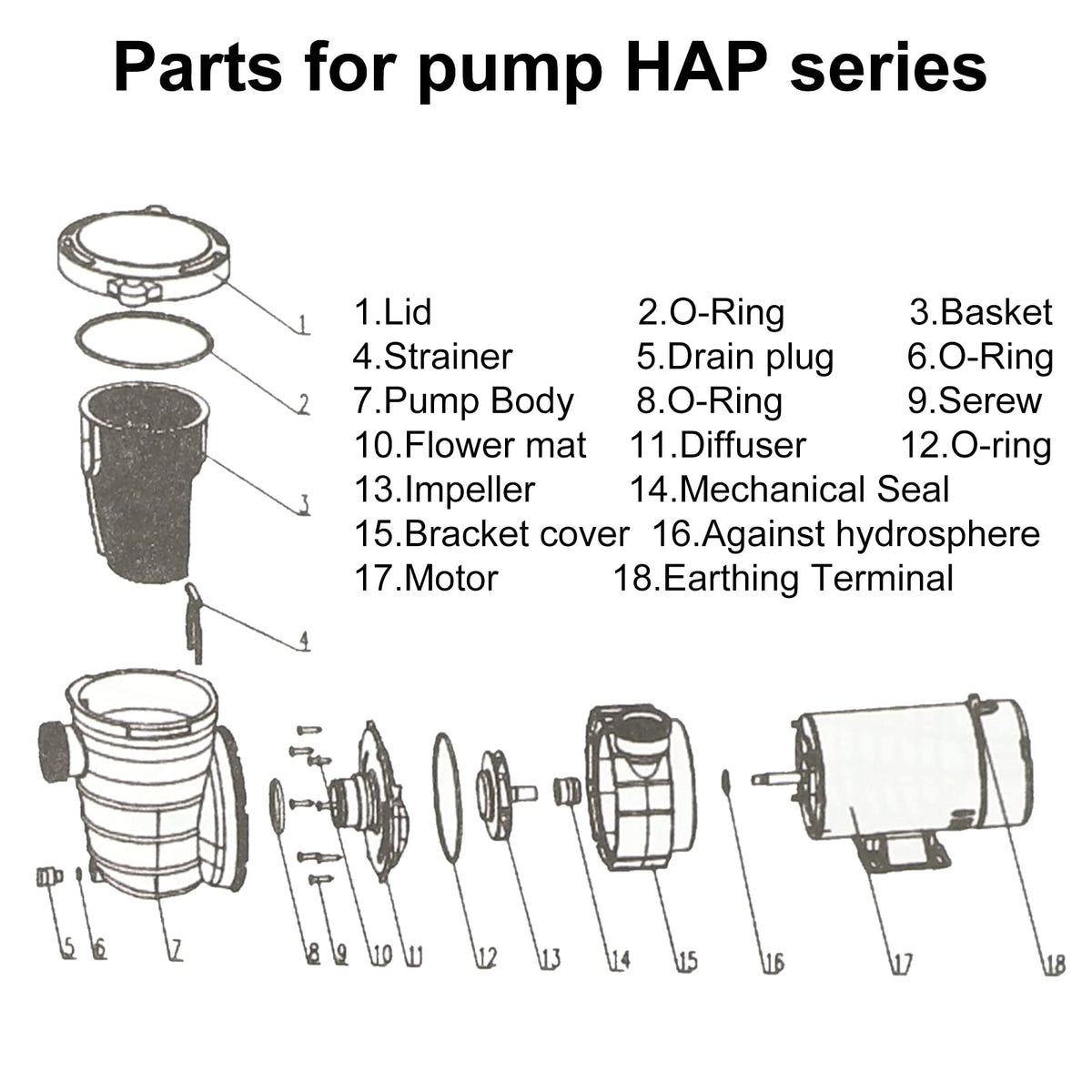 LAPPPLSP installation-ready pump suggesting straightforward setup for above-ground pools.