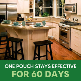 LAQDECDV repellent pouch in RV helps keep mice away