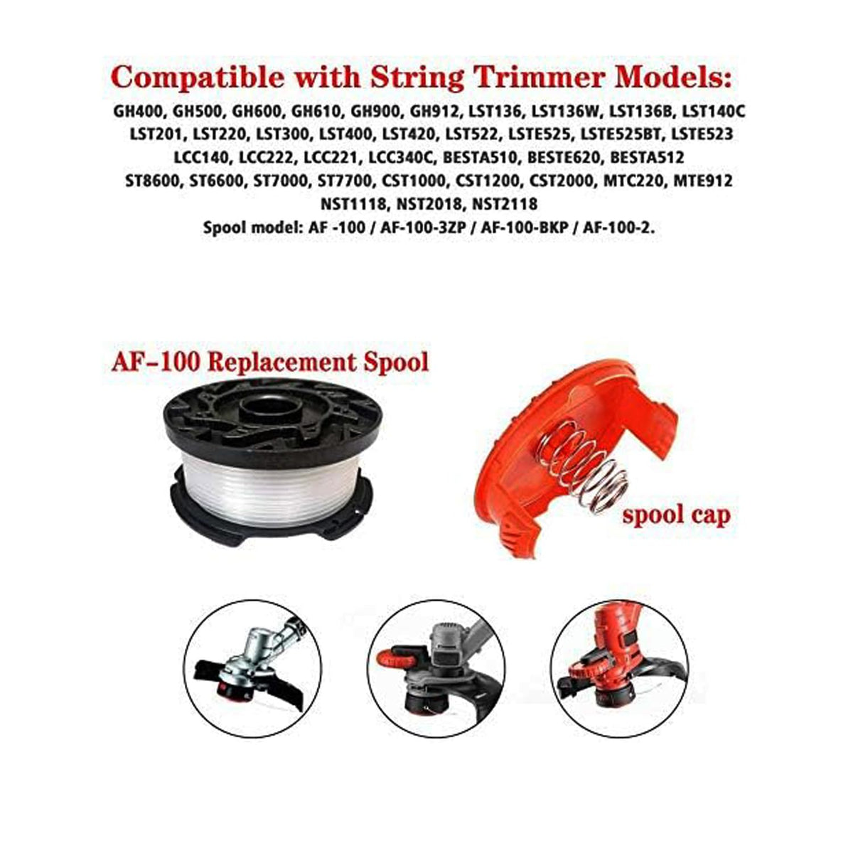 Laranvi AF100 preloaded spool saves winding time and effort.