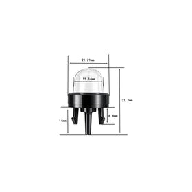 Laranvi black fuel filter ZF-1 fits many small engines.