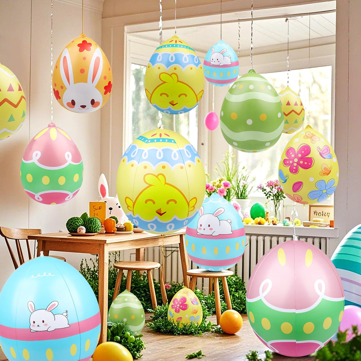 Larber Easter egg decoration set for school events and gatherings.