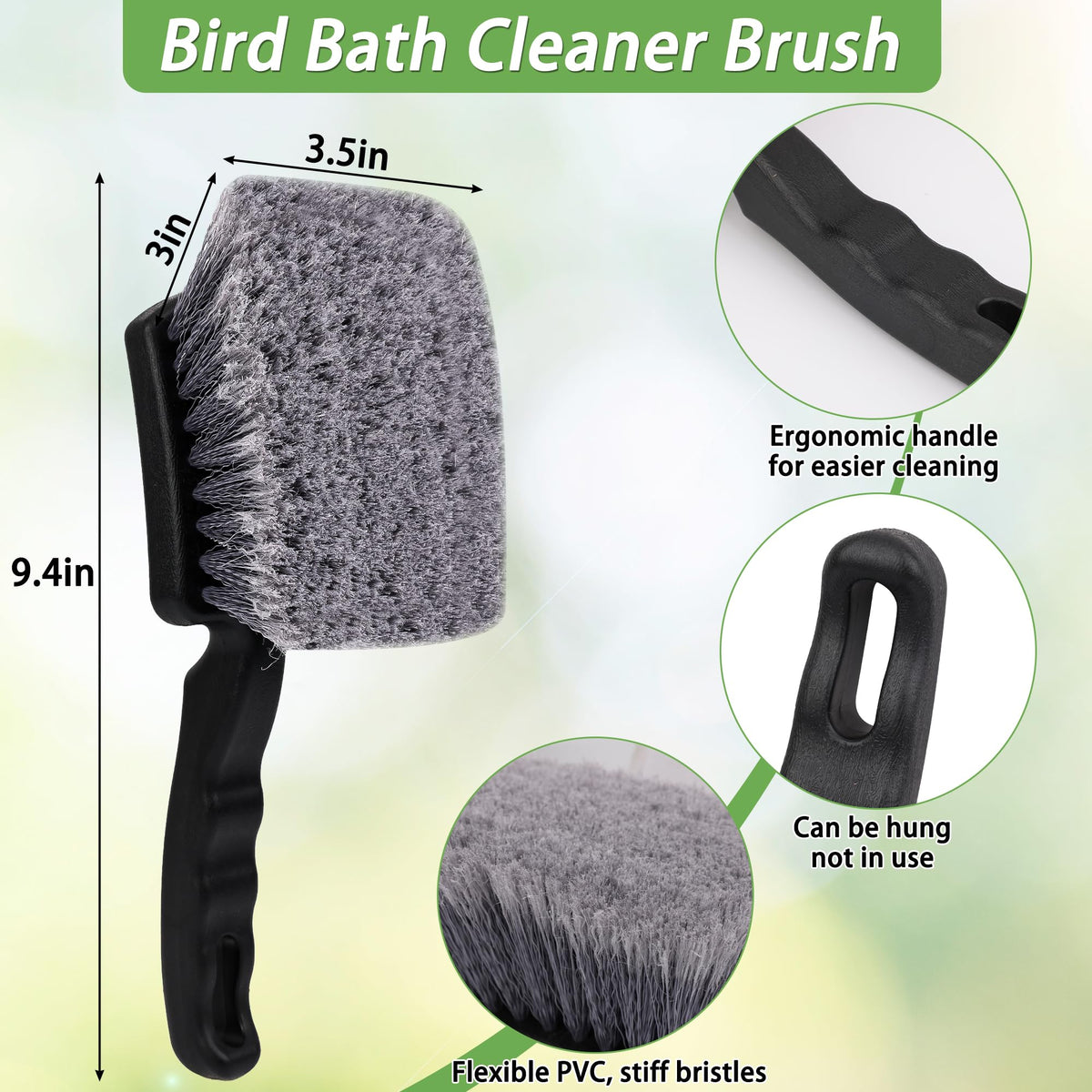 Larbeti feeder scrub 1 for thorough feeder cleaning
