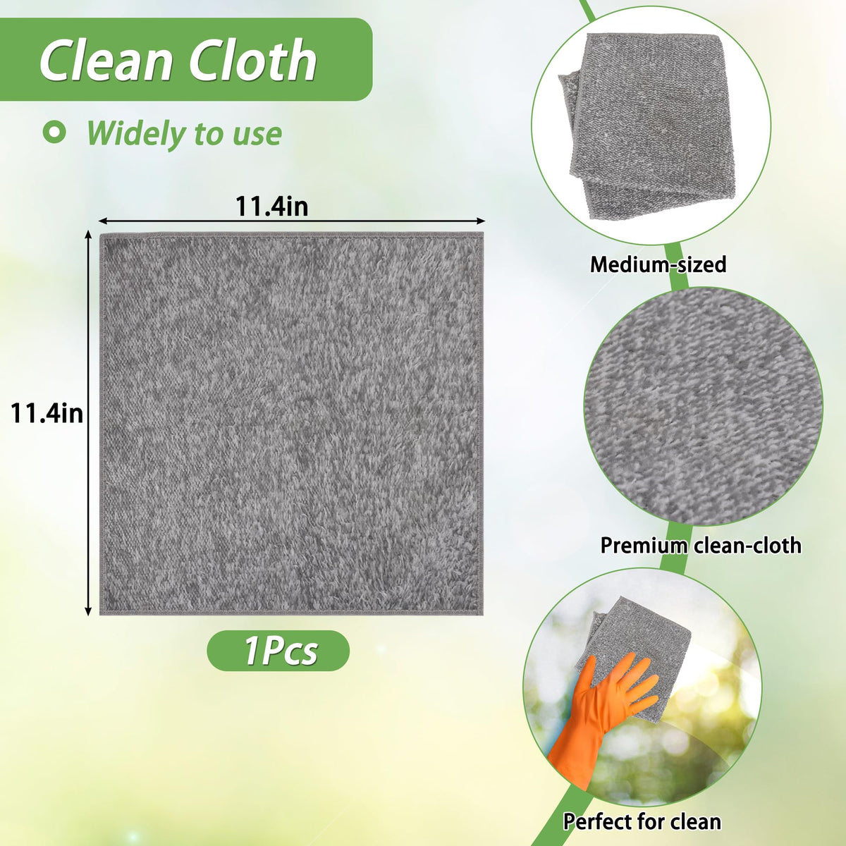 Larbeti cleaning cloth for quick dry and polish