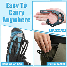 Larbeti secure tool tether minimizes drops while climbing.