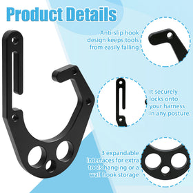 Larbeti one-handed use hook simplifies guiding chainsaws and gear.