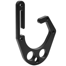 Larbeti tree climber hook with open structure enabling quick one-handed operation during climbs.