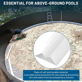 Largpets pool cove strip universal compatibility fits 12'-28' above-ground pools.