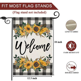 LARMOY garden flag withstands weather for year-round use.
