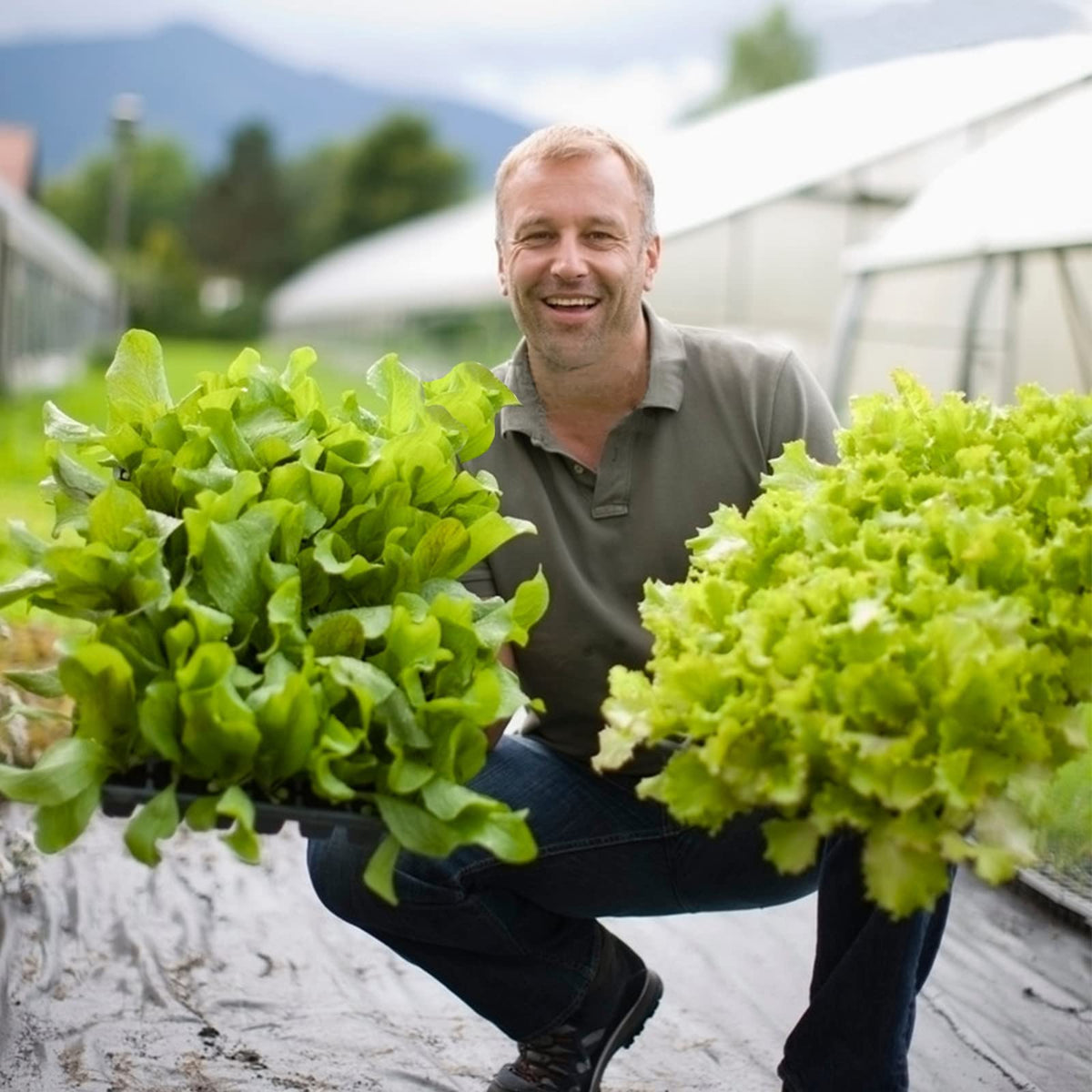 LARNORJE durable plastic seed trays designed for repeated use and gardening flexibility