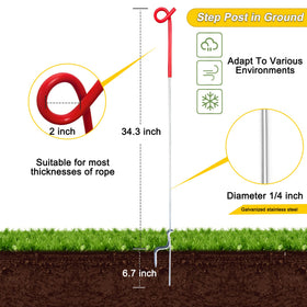 LARNORJE pig tail post step-in flange enables tool-free, fast installation