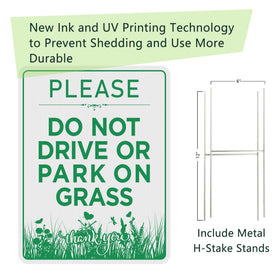 LARREEDE 6x12 inch metal H-stakes provide sturdy ground support for outdoor use