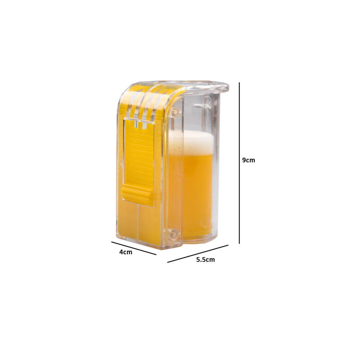 Lasenersm Queen Catcher side view highlighting smooth plunger action for quick queen capture.