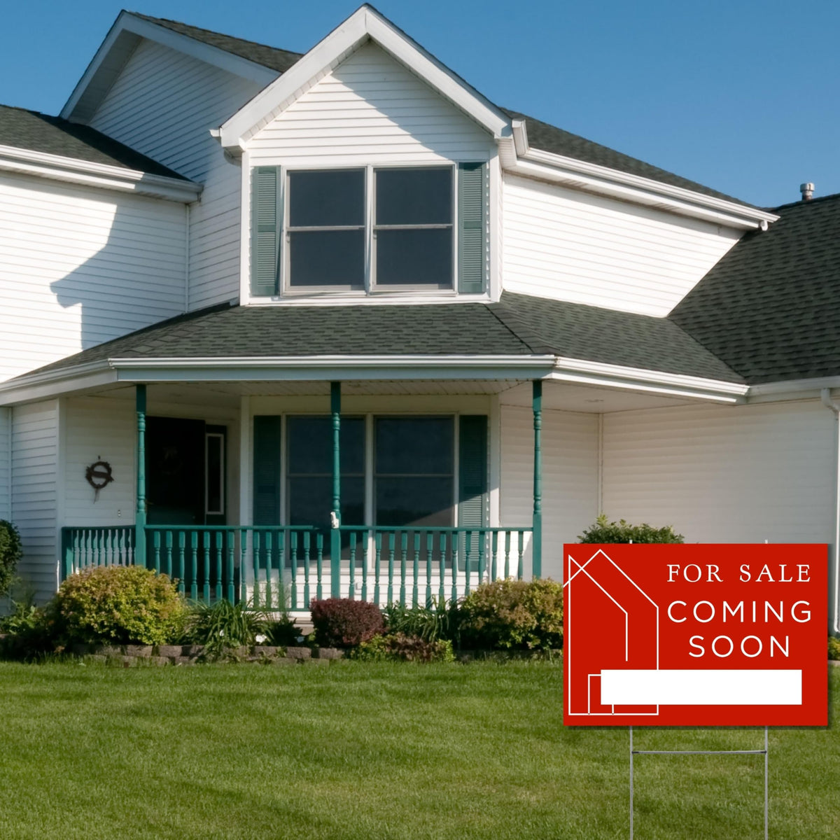 Lashicorn FSBO sign with writable contact space included