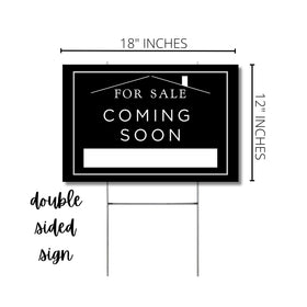 Lashicorn H-frame stake with real estate sign, sturdy support for yard display.