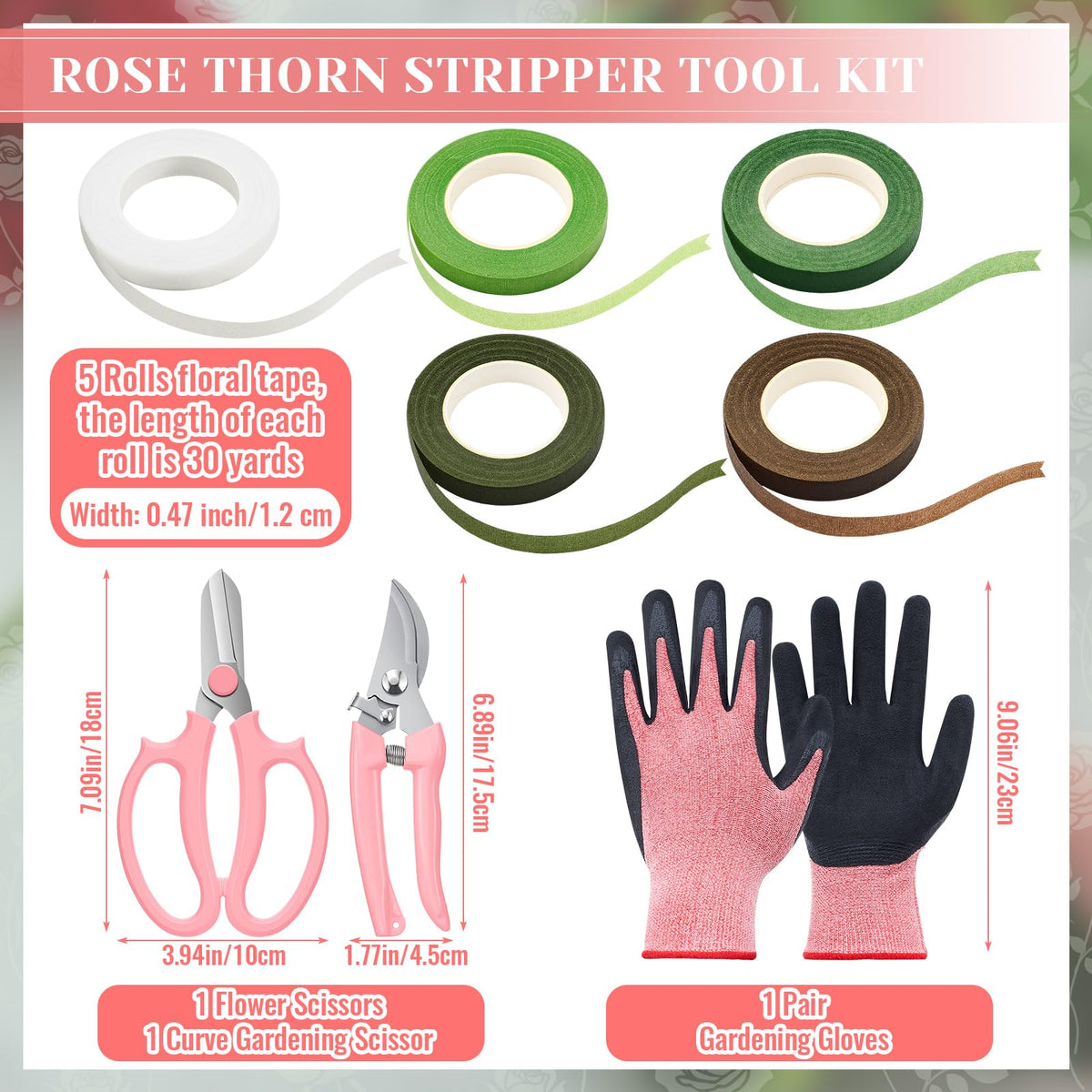 Lasnten flower scissors cutting stems smoothly for neat flower arrangements