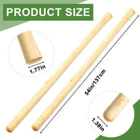 Lasnten natural finish handle adds elegance and durability to garden tools