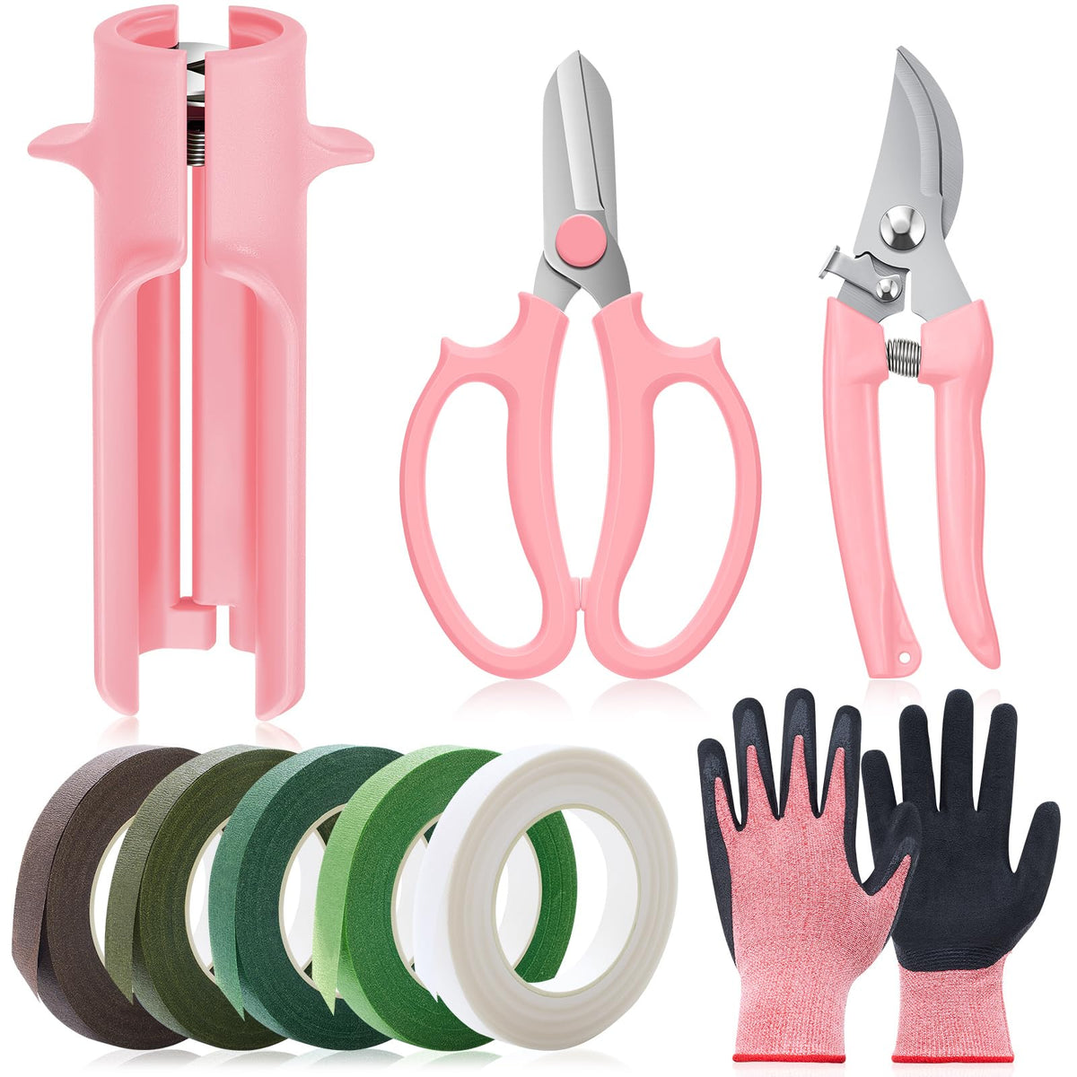Lasnten rose thorn stripper tool shown removing roses thorns quickly and cleanly