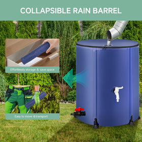 Laspeiraux rain barrel mesh-top filter keeps debris out