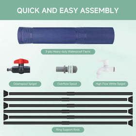 Laspeiraux three-layer PVC barrel built for durability