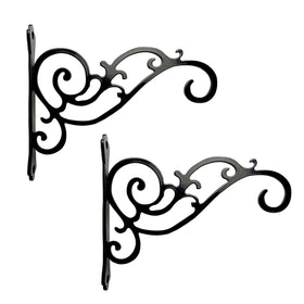 Lassos Boutique N+A Sunshine bracket with scroll-work for plants and lanterns