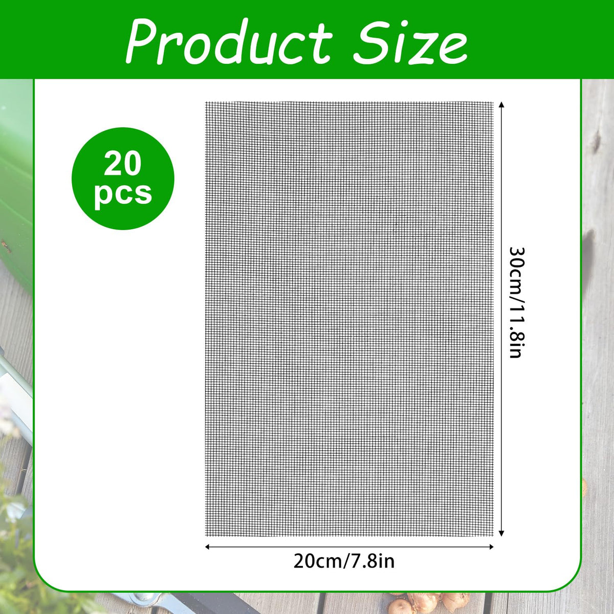 Lasuroa fiberglass drainage mesh durable for repeated use in pots