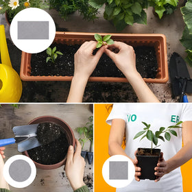 Lasuroa 2.5 mm hole mesh pad supports optimal drainage in pots.