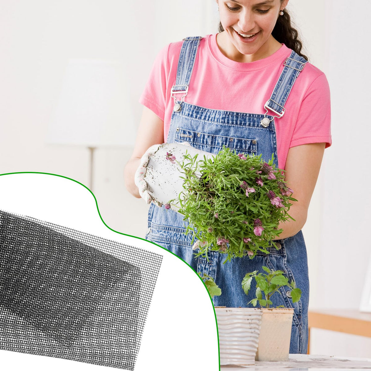 Lasuroa pot bottom mesh easy to clean and adapt to any pot