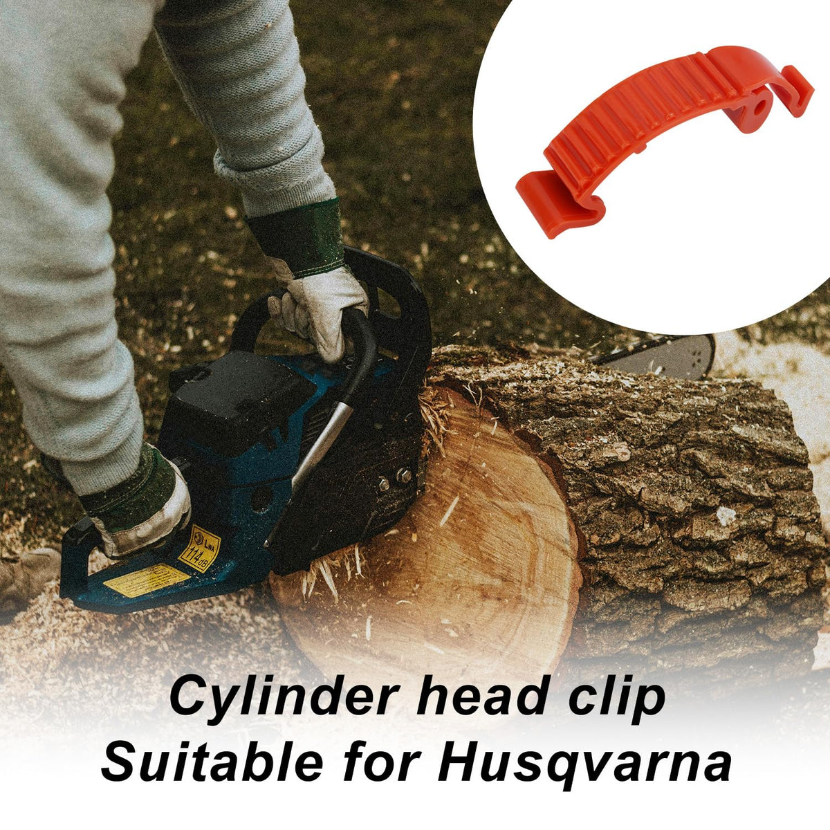 Lasuroa top cylinder cover snap clip compatible with Husqvarna 576 for stable cutting sessions