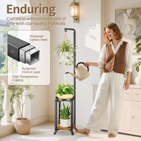 LASZOLA Raised-edge tray protects pots and floors during watering
