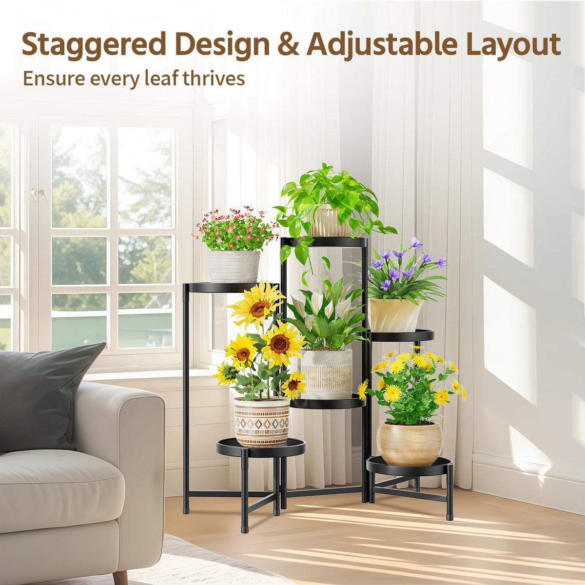 LASZOLA plant stand makes a thoughtful gift for plant lovers and home decor.