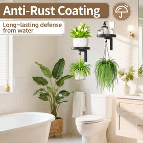 LASZOLA pet-proof elevated perch prevents toppled soil and chewed foliage.