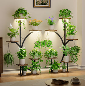 LATIBELL corner plant stand 47inch 6-tier showcases vertical display efficiency