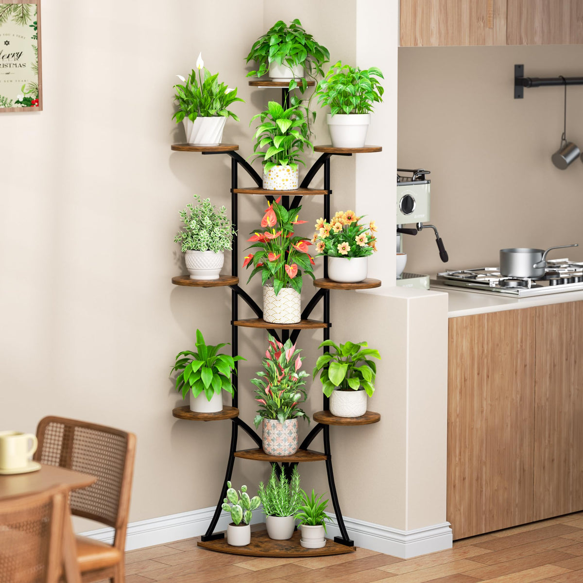 LATIBELL grow-light system provides even coverage across shelves.